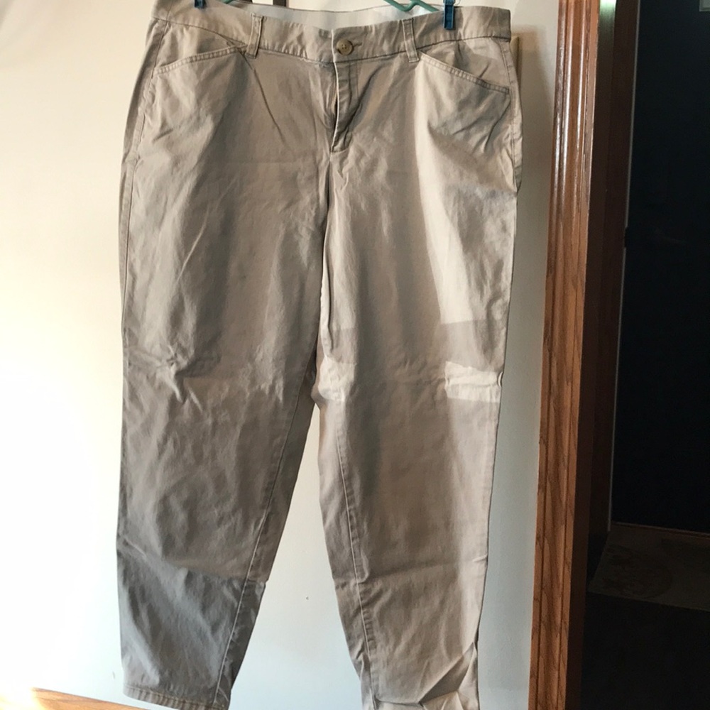 Lane Bryant size 18 light Khaki pants